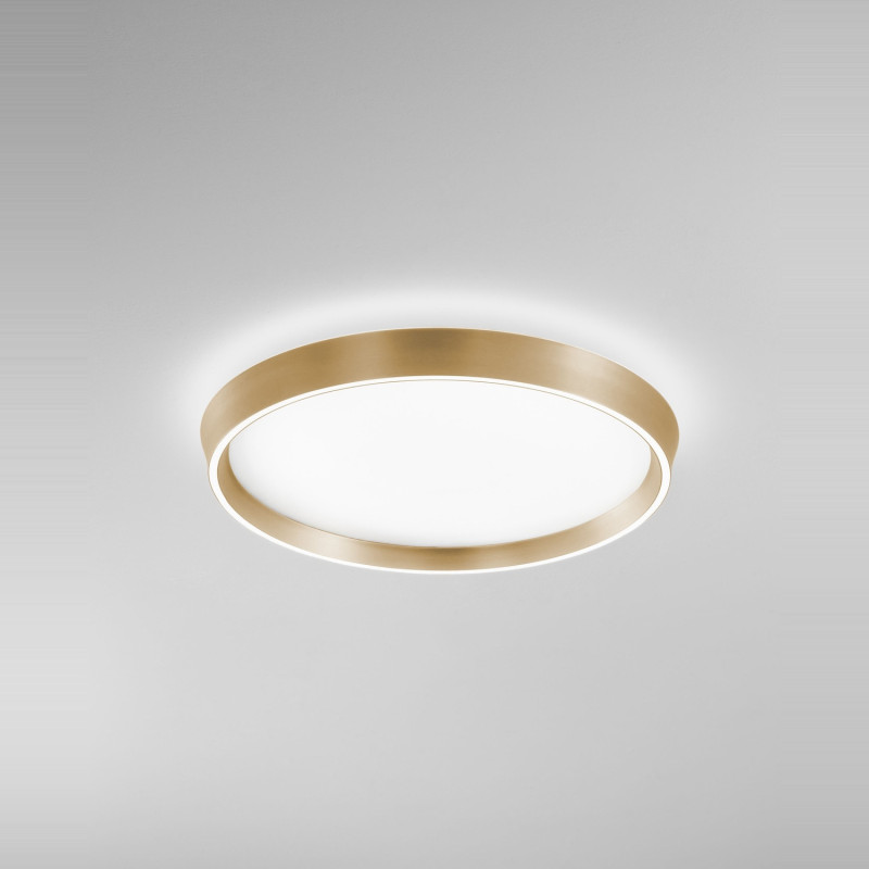 Plafoniera LED Varallo bronzo satinato dimmerabile Fabas