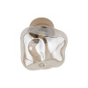 Applique Lava sabbia 1 luce in vetro cognac TK Lighting