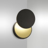 Applique Ara LED nera orientabile 3000K Fabas