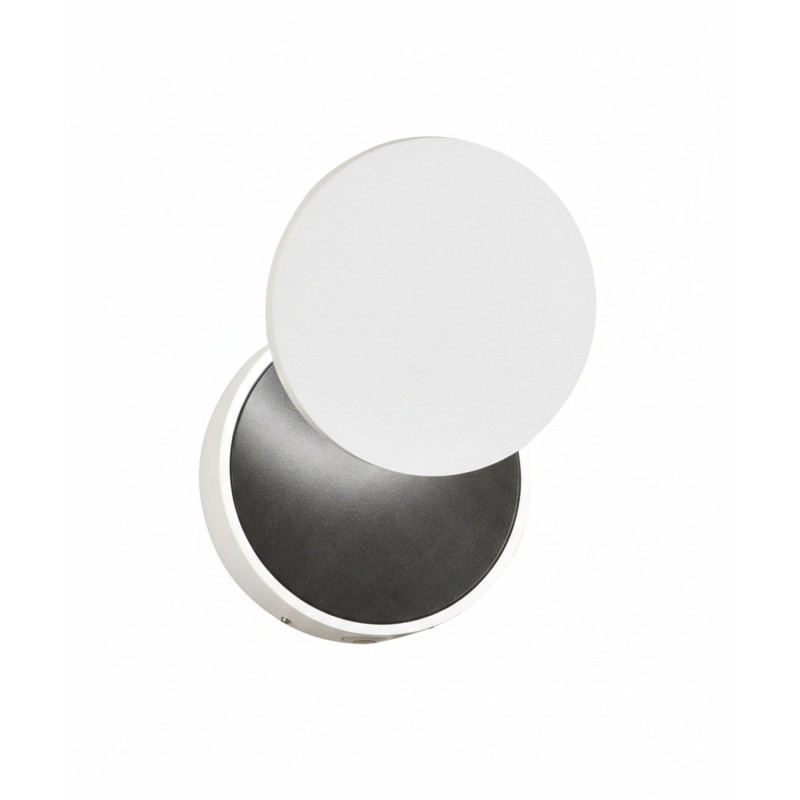 Applique LED Ara orientabile 2 luci bianco Fabas
