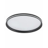 Plafoniera moderna Isy nera LED 64W Fabas
