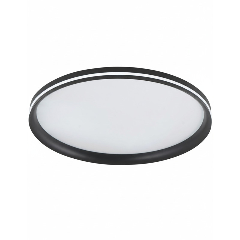 Plafoniera moderna Isy nera LED 64W Fabas