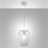 Sospensione Camp bianca 1 luce E27 Fabas