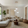 Lampadario Ballo 3 luci sabbia E14 TK Lighting