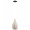 Lampadario moderno Lisa 1 luce bianco E27 Fabas