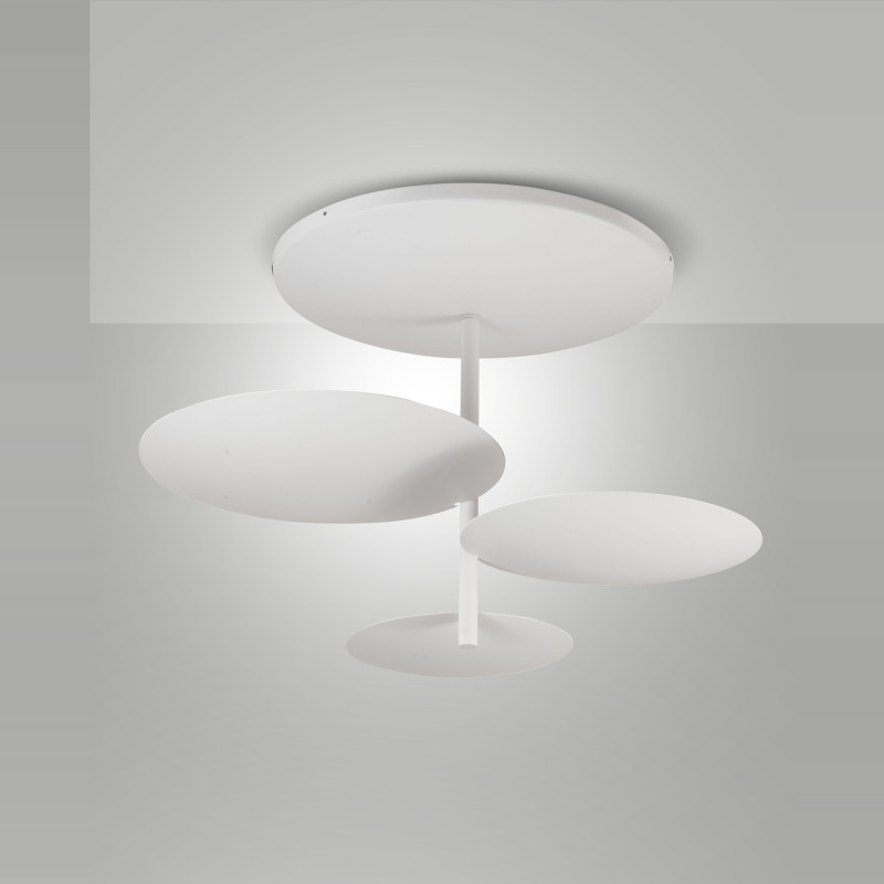 Plafoniera moderna Simplon 3 LED bianca Fabas