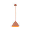 Lampadario Cono M Brick arancione 1 luce TK Lighting