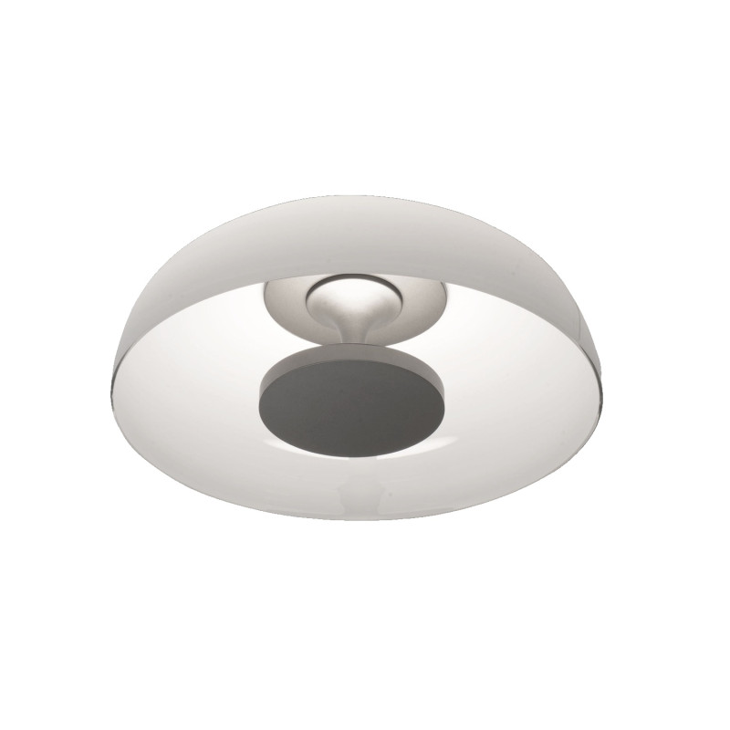 Plafoniera Vintage due bianca LED 26 W Fabas