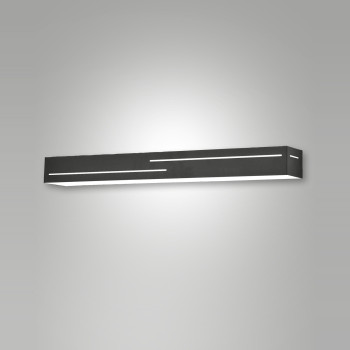 Applique Banny 1 luce LED integrato antracite Fabas