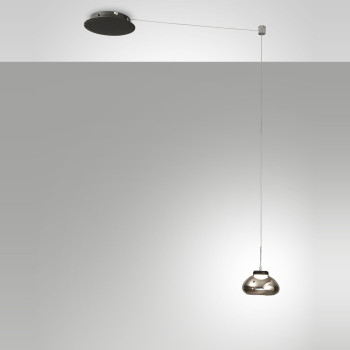 Sospensione Arabella 1 luce LED fumé Fabas