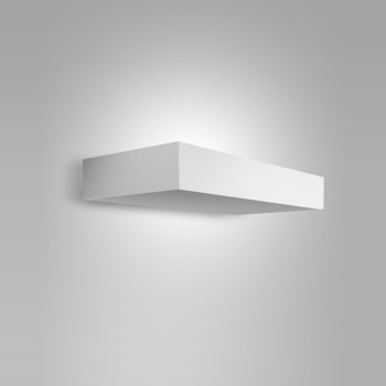 Applique Fabas Diva LED 51W bianca a luce indiretta asimmetrica