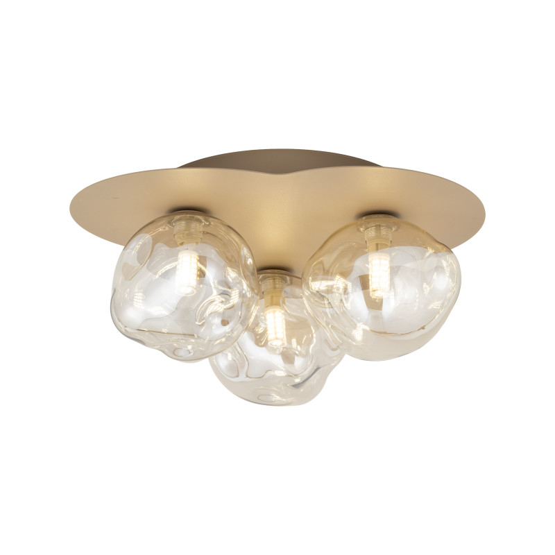 Plafoniera Lava Sabia 3 luci sabbia G9 TK Lighting