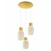 Lampadario LED Lapo cognac moderno 1 luce Fabas