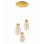 Lampadario LED Lapo cognac moderno 1 luce Fabas