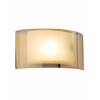 Applique moderna Alide ambra 1 luce E27 Fabas