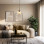 Lampadario Sophia cognac 1 luce E14 TK Lighting