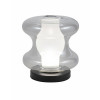 Lampada da tavolo Frua LED 7W grigio trasparente Fabas