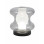 Lampada da tavolo Frua LED 7W grigio trasparente Fabas