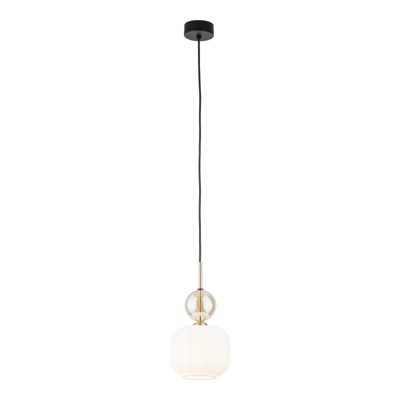 Lampadario Sophia Cognac White 1 luce TK Lighting