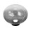 Lampada da tavolo Ovalia LED 14W grigio Fabas