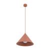 Lampadario Cono L Brick arancione E27 TK Lighting