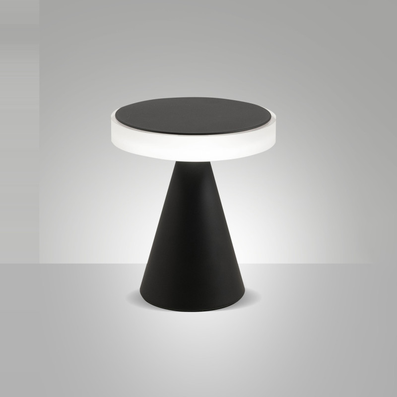 Lampada da tavolo Neutra LED 8W nero Fabas