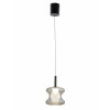 Sospensione LED Frua cognac Fabas 1 luce