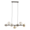 Lampadario Lava 7 luci marrone G9 TK Lighting