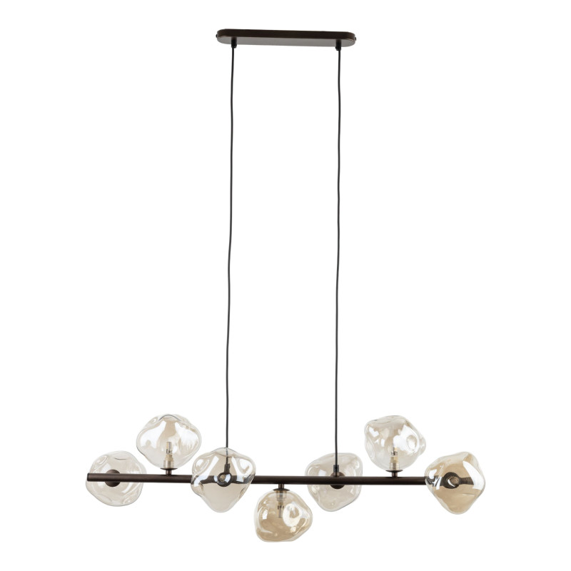 Lampadario Lava 7 luci marrone G9 TK Lighting