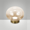 Lampada da tavolo Ovalia LED cognac Fabas