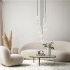 Lampadario Nilos Black Gold 7 luci G9 nero oro TK Lighting