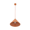 Lampadario Cono L Salmon arancione 1 luce E27 TK Lighting