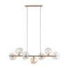 Lampadario Lava Sabia 7 luci sabbia G9 TK Lighting