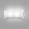 Applique moderna Milton bianca 2 luci E27 Fabas