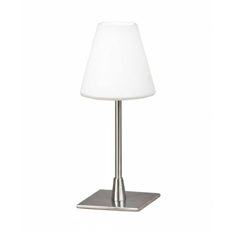 Lampada da tavolo Lucy LED G9 3 W nichel satinato Fabas