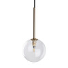 Lampadario sospensione Nilos 1 luce nero oro G9 TK Lighting