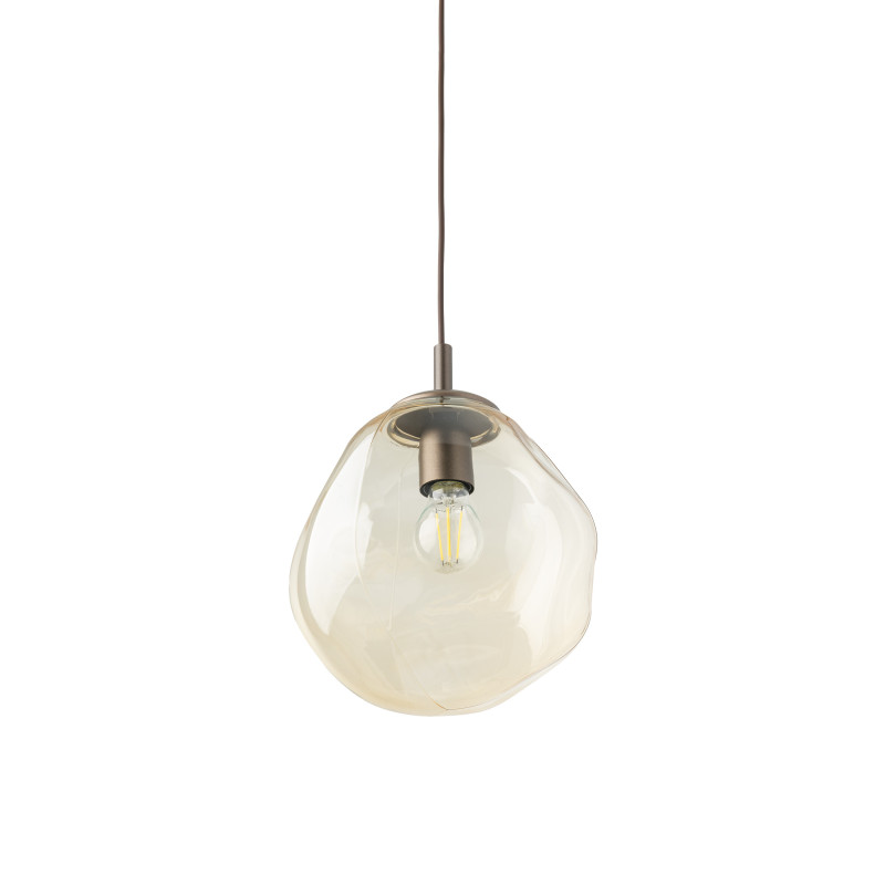 Lampadario Lava M marrone 1 luce E27 TK Lighting