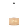 Lampadario Juta 3 luci nero E27 stile boho TK Lighting