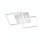 Plafoniera Bard Smart Luce LED bianca Fabas