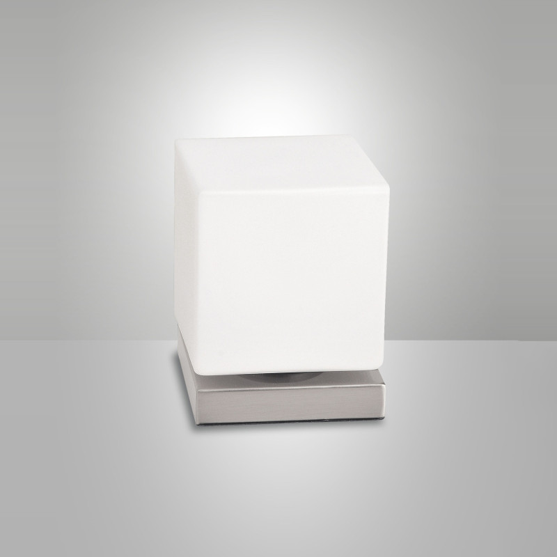 Lampada da tavolo Brenta LED 6W nichel Fabas