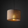 Lampadario Juta nero 1 luce E27 TK Lighting