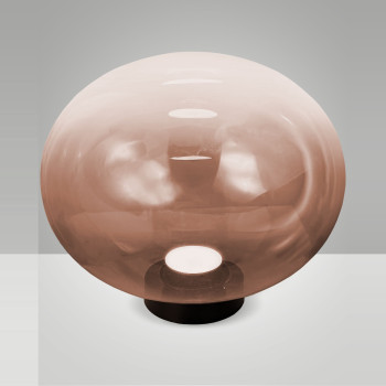 Lampada da tavolo Ovalia LED ametista sfumato Fabas