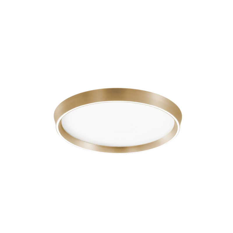 Plafoniera LED Varallo bronzo satinato dimmerabile Fabas