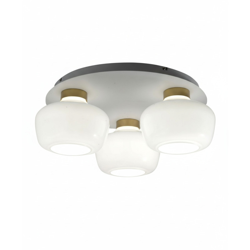 Plafoniera Kino LED integrato 36W bianca Fabas