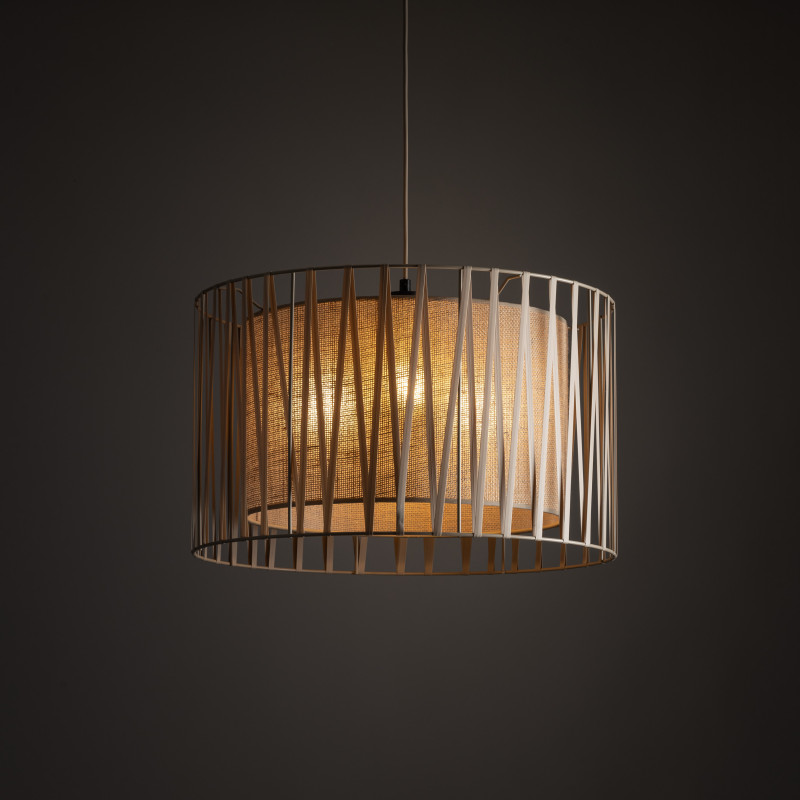 Lampadario Harmony 3 luci sabbia E27 TK Lighting