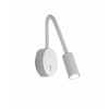 Applique Flux orientabile bianca LED 3,1 W Fabas
