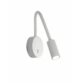 Applique Flux orientabile bianca LED 3,1 W Fabas