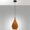 Lampadario sospensione Lisa senape E27 Fabas