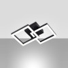 Applique Bard LED integrato nero moderno Fabas