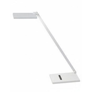 Lampada da tavolo LED 10W Zermatt bianca Fabas